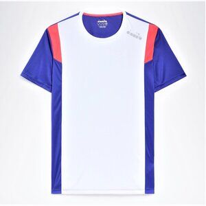 DIADORA Running Shirt Lightweight NEW w/ TAGS size XL (Slim Fit) Regista Blue